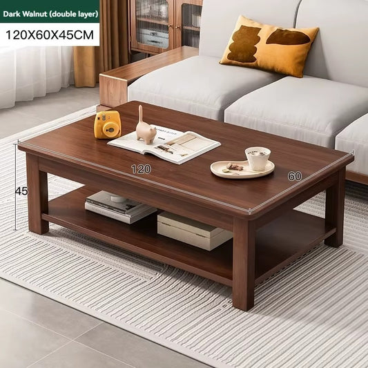 Wood Solid Coffee Table KSA – Modern & Simple Design